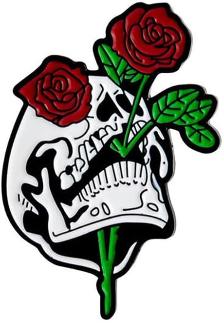 Live Laugh Love Enamel Pin Heart Shape Skeleton Horror Mushroom Flower Skull Badge Brooch Lapel for Jeans Shirt Bag Gothic Jewelry Giftfor friend ...