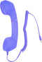 Retro 3.5mm Telephone Handset Cell Phone Receiver Mic Microphone Speaker for iPhone iPad Mobile Phones Cellphone Smartphone (Purple)...
