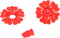 CHICIRIS Hummingbird Feeder Flowers,30 Set Hanging Hummingbird Feeder Parts for Hummingbird Feeder Garden Outdoors Supplies (Red)...
