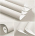 Dimoon 118"x17.7" Off-White Peel and Stick Wallpaper Modern White Thicken Waterproof Contact Paper Solid White Pure Wall Paper Self Adhesive Wallp...
