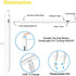 Stylus Pen for iPad Active Pencil with Palm Rejection Compatible with (2018-2021) Apple iPad 6/7/8th,iPad Pro(11/12.9 Inch), Mini 5th, Air 3/4th A...