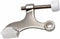 HOME MASTER HARDWARE Hinge Pin Door Stopper 12-Pack, Adjustable Deluxe Durable Heavy Duty Door Stop Zinc Doorstops with Cushioned Rubber Bumper Ti...