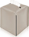 Raymen Tissue Box Cover, Modern Saddle Leather Square Tissue Box Holder - Decorative Holder Organizer for Bathroom Vanity Countertop, Night Stands...