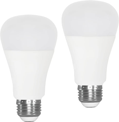 LED Light Bulb, A19 100W Equivalent, Efficient 15W, 1600 Lumens, Daylight 5000K, E26 Standard Base, Non-Dimmable, LED Bulbs for Bedroom Living Roo...