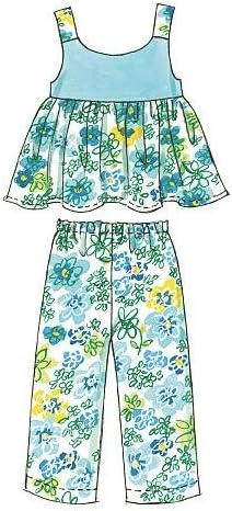McCall's Patterns M6017 Toddlers'/Children's Tops, Dresses, Shorts and Pants, Size CF (4-5-6)...