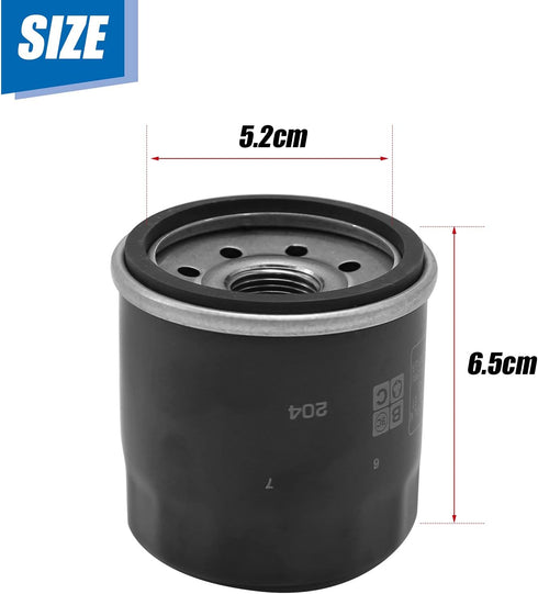 Oil Filter 5GH-13440-60-00 5GH-13440-61-00 Compatible with YAMAHA Motorcycle(Black)...
