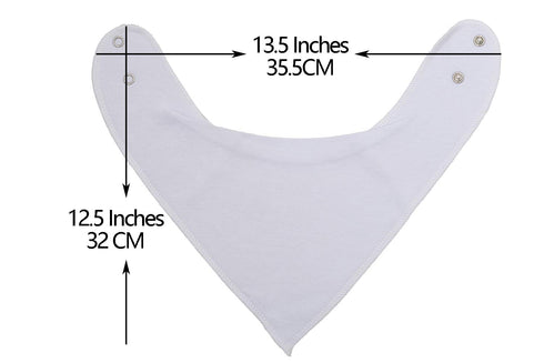 Maiwa Black White Cotton Bandana Snap Drool Bibs for Baby Girls Boys for Drooling eating Teething for 12 Pack...