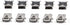 10 Pcs Mini USB Type B Female Port 5-Pin 180 Degree SMD SMT PCB Jack Socket...