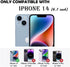 Annymall for iPhone 14 Case with 2 Screen Protector,Full Body Shockproof Drop Protection Dust Proof Heavy Duty 3-Layer Rugged Durable Military Gra...