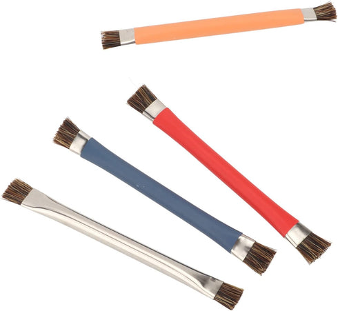 Oumefar 4Pcs Motherboard Cleaning Anti Static Brush Double Head Cleaning Brush, Mobile Computer CPU Cleaning Brush......
