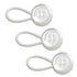 Premium 3-pack Of Collar Extenders (White) For Men And Women - Magic Extension For Shirts Of All Kinds, Soft & Elastic Design - Neck Button Extend...