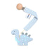 Baby Food Grade Silicone Teether Toy with Pacifier clip Holder,Teething Pain Relief Toys Gift Set for 3 Months+ Boys and Girls,Freezer Safe,BPA Fr...