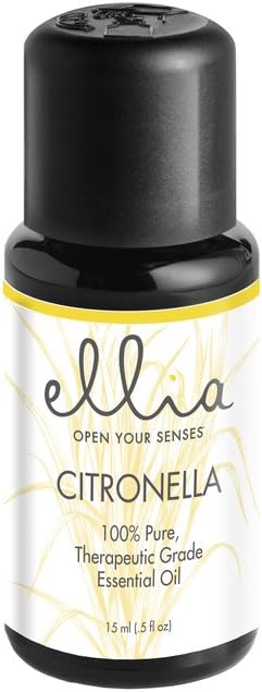 ellia Aromatherapy Therapeutic Grade Citronella Essential Oil for a Diffuser...