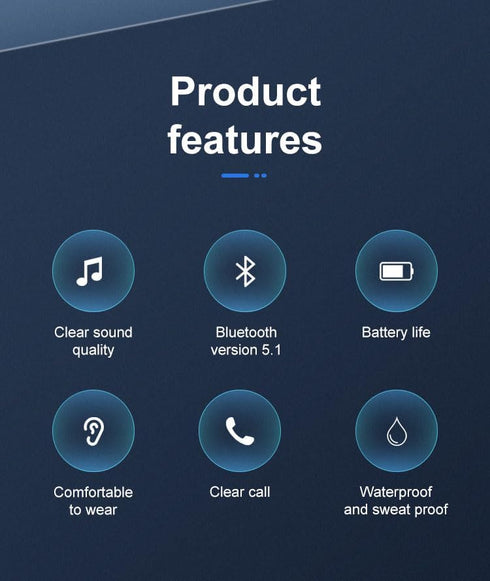 Kamon K530 Wireless Earpiece for Cellphone, Bluetooth 5.1 Headset Wireless Headphone with Charging Case, Mic for Office Driving, Hands-Free Earpho...