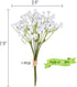 10Pcs 30 Bunches White Babys Breath Artificial Flowers Real Touch Fake Gypsophila Faux Plants for Wedding Garland Wreath Girl Crown Flower bonquet...