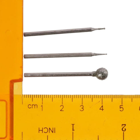 Polishing Kits 12pcs Corundum Metal Carving F Needle Diamond Burr Bits Industry Tool Diamond Grinding Head Stone Ceramic Glass Carving...