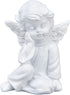 Hapivida Cherub Statue, 2.2×2.4in Resin Cherubs White Angel Statue Figurine Garden Sleeping Cherub Statue Sculpture for Indoor Outdoor Home Decora...