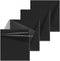 200 Sheets Black Transparent Sticky Notes, 3x3 Inch Translucent Self-Adhesive Clear See Through Sticky Post Sticky Note for Office Woman Teacher S...