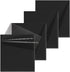 200 Sheets Black Transparent Sticky Notes, 3x3 Inch Translucent Self-Adhesive Clear See Through Sticky Post Sticky Note for Office Woman Teacher S...