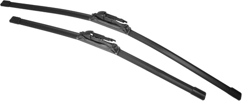 X AUTOHAUX 2pcs 28"+21" Silicone Front Windshield Wiper Blade for Mercedes-Benz ML-Class W164 2005-2011 Windscreen Wiper OE Replacement Set All-Se...