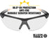 Klein Tools 60159 Safety Glasses, PPE Protective Eyewear with Semi Frame, Scratch Resistant and Anti-Fog, Clear Lens...