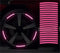 20PCS Reflective Car Wheel Decorative Stripe Stickers, Night Safety Warning Stickers, Anti-Scratch Reflective Stickers Car Motorcycle Wheel Safety...