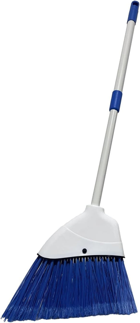 Small Broom - Indoor or Outdoor Portable Broom with Adjustable Handle, Cleaning Little Helper for Housekeeping, Office, Working Desk, and Pet Nest...