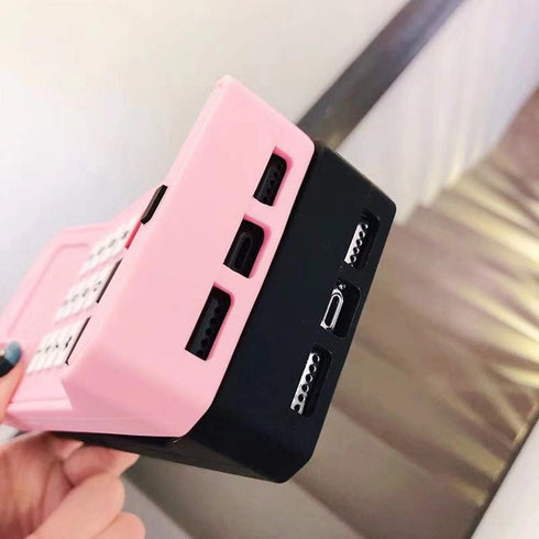 UnnFiko 3D Silicone Case Compatible with iPhone 7 Plus/iPhone 8 Plus, Retro Classic Creative Soft Rubber Bumper Cover Cool Fun Thick Protective St...