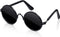 Dog Sunglasses Retro Pet Glasses Doll Glasses Classic Round Dog Glasses Metal Cat Puppy Eye Wear Hippie Costumes for Cats and Dogs, Photos Props C...