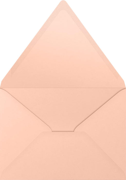 LUXPaper A7 Contour Flap Invitation Envelopes | 5 1/4" x 7 1/4" | Blush Pink | 80lb. Text | 50 Qty...