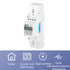 Single Phase Energy Meter 120 / 230V Din Rail Electric Meter AC 10 to 40A Watt Meter Digital LCD Electronic KWh Meter...