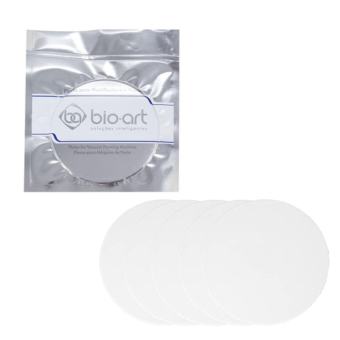 JMU 10pcs Dental Soft Vacuum Forming Splint Sheets Round, 2MM Dental Lab Splint Thermoforming Material ?134mm/5.27inch...