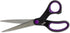 Hygloss-Armada Art Velvet Touch Scissors - Great for Arts and Crafts - Pointed Tip Blades - Reusable Vinyl Bag for Safe Storage - 8 Inches - Black...