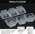 20 pcs Keycaps Replacement DIY Crystal Not Transparent Profile Blank Backlit Accessory Mechanical Professional Printed Cover Gaming Translucent No...
