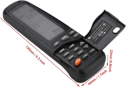 RC-3 25 in 1 Air Conditioner Remote Control Replacement for Electra/Airwell/Emailair/Elco, for RC YKR-M/001E, RC-3 YKR-M/002E, RC-3 VAV YKR-F/010 ...