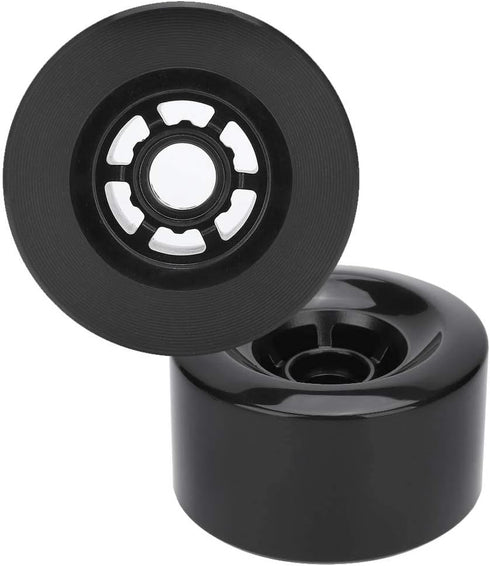Keenso Pro Skateboard Wheels, Electric Scooter Skateboards Tires PU 80A Shockproof Wheels with Bearings 90mm for Skateboards Longboard Electric Sc...