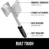 Gorilla Grip Heavy Duty Meat Tenderizer, Dual-Sided Steak Pounder, Tenderize and Flatten Beef and Poultry, Kitchen Mallet Maximizes Food Flavor, B...