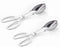 2-PACK Serving Tongs for Buffet Party Catering,Stainless Steel Thickening Food Tongs Salad/Cake/Bread Tongs Kitchen Salad Scissors (Silver)...