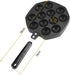 Junluck Non-Stick Pancake Pan, 12 Cavities Aluminum Baking with Plastic Handle & Hanging Hole, Grill Pan Plate for Takoyaki Octopus (Black)...