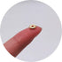 INSPIRELLE 100pcs Heishi Beads 6mm Long-Lasting Disc Brass Rondelle Spacer Beads Pale Gold Plated Flat Round Shape Jewelry Metal Spacers for Brace...