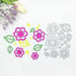 Metal Flowers Cutting Dies for Card Making, Symmetry Pattern Floral Leaf Die Cuts Spring Flowers Dies Embossing Tool for Scrapbooking DIY Craft Ph...