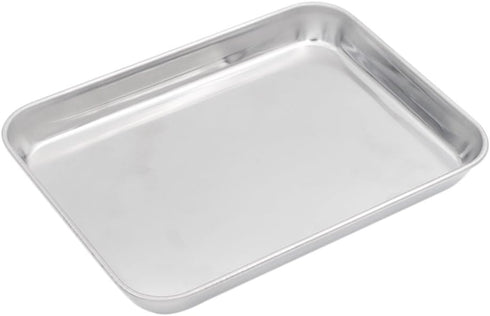 Baking Sheet with Rack Set, Stainless Steel Cookie Sheet and Cooling Rack, 10.5 Inch X 8 Inch X 1 Inch...