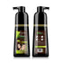 No-Stain Hair Dye Shampoo for Men & Women, No-Stain on Skin & Scalp, Natural Ingredients, Ammonia & Parabens-Free, Up to 100% Gray Coverage, Easy ...