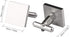 Driew Blank Square Cufflinks, Blank Cufflink for Men Stainless Steel Cufflinks Cuff Links Flat Pad Blank Setting Tray 1 Pair,Silver...
