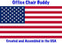 Office Chair Buddy XL - Fix Your Sinking Office Chair in Minutes - Up to 8 Inches of Height Settings - No Tools Needed, Black...