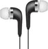 Black Wired Earbuds Headphones- in-Ear Noise Rejection Universal 3.5mm Stereo Sport Headset with Mic for School Gaming Sports Music Black One Size...