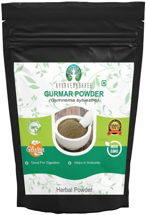 Gymnema Sylvestre Leaf Powder 100 Gm I Gurmar Powder I Non GMO I Gluten-Free, Vegetarian...