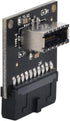 cablecc USB 3.1 Front Panel Socket Type-E to USB 3.0 20Pin Header Male Extension Adapter for Motherboard...