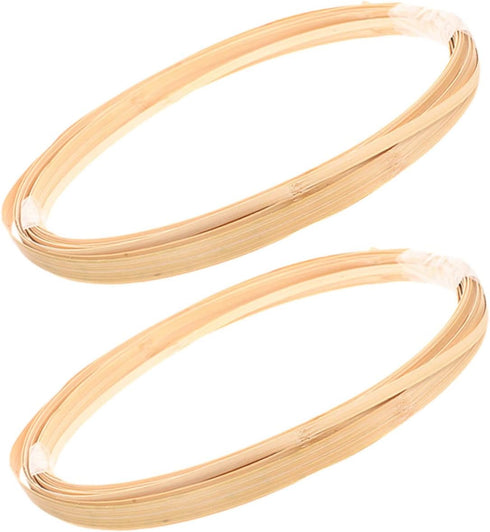 KALLORY 2 Material Rattan Basket Weaving Material Wicker Repair Kit Wide Strips Flat Coil Home Reeds Hand Decor Furniture DIY Reeds Supplies Mayo...