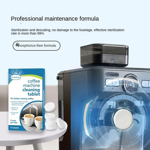 Cleaning Tablets for Coffee Machines, Pack of 8, Universal Fit for Major Brands...